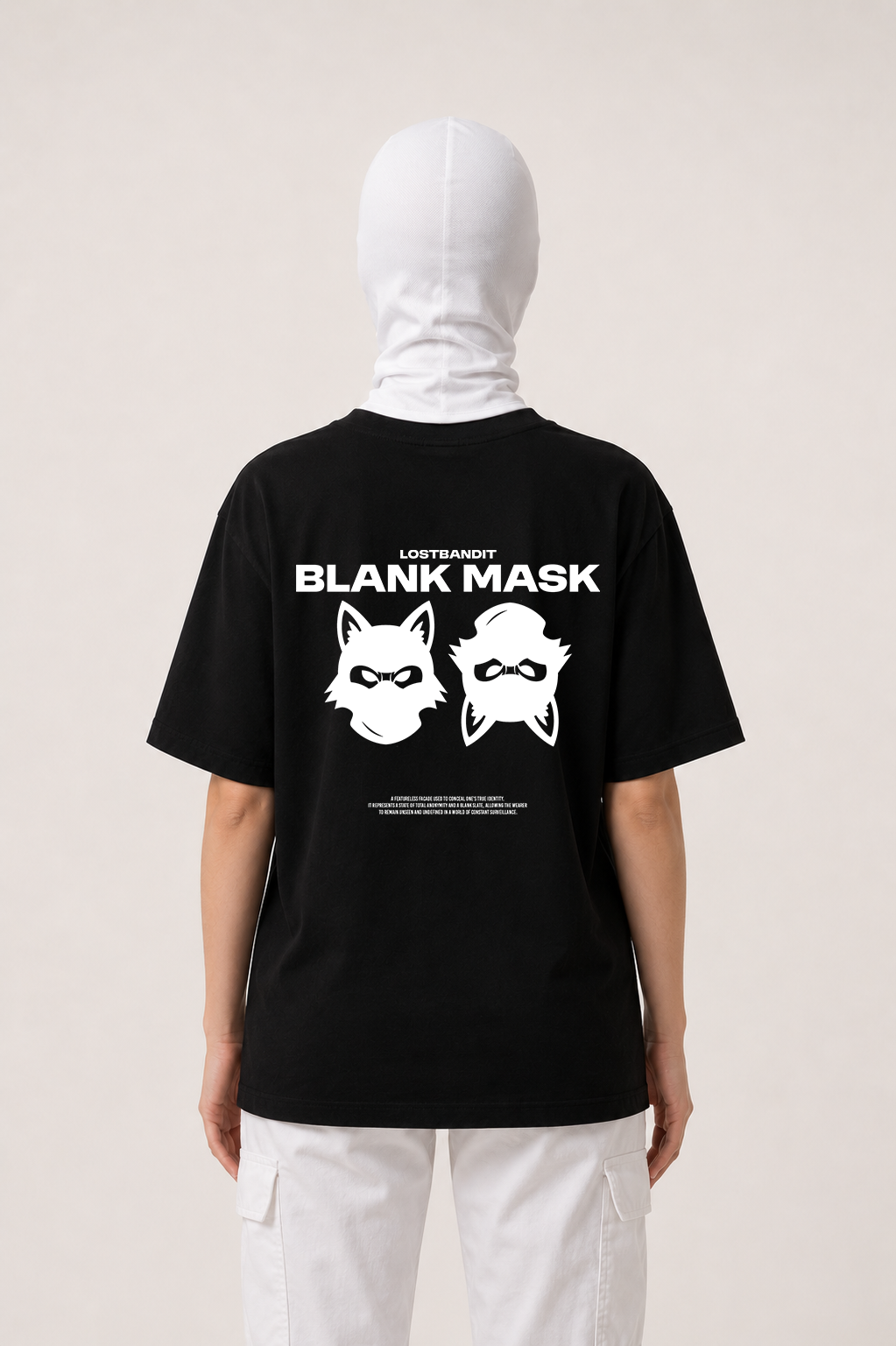 BLANK MASK TEE