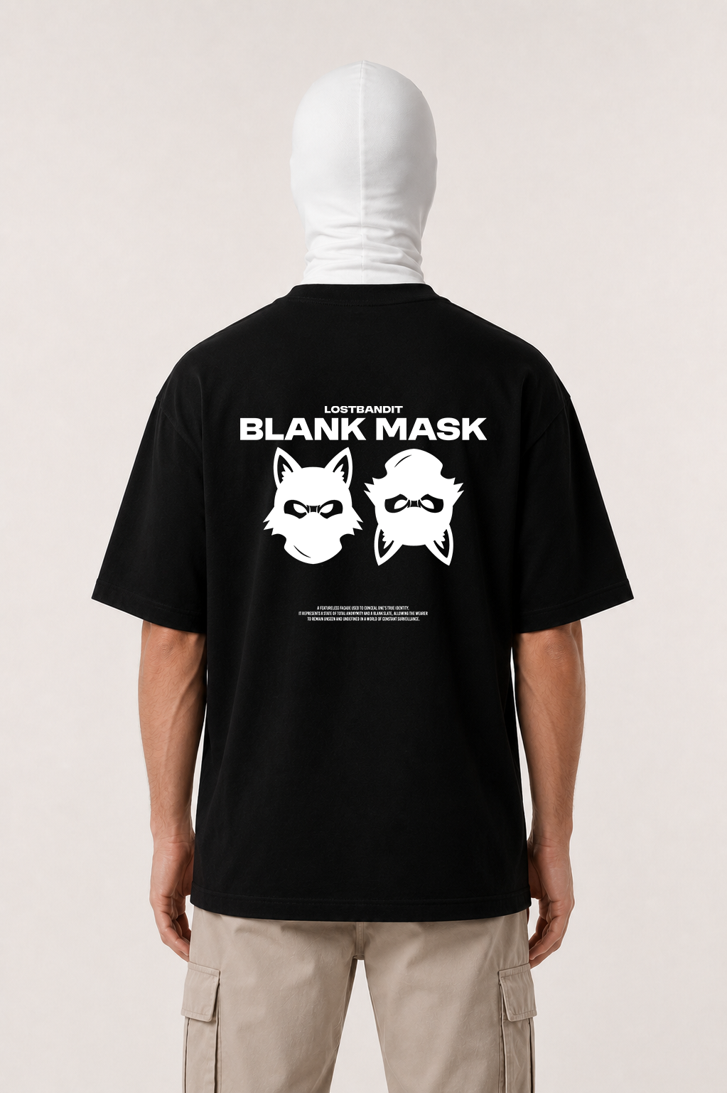 BLANK MASK TEE