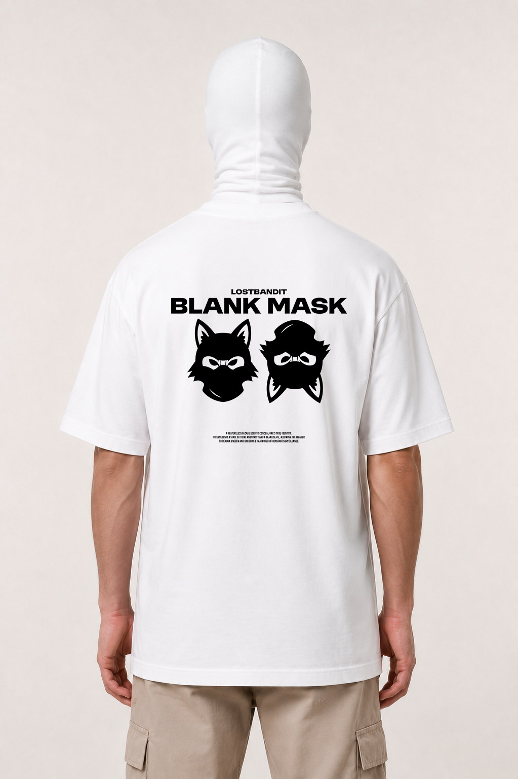 BLANK MASK TEE